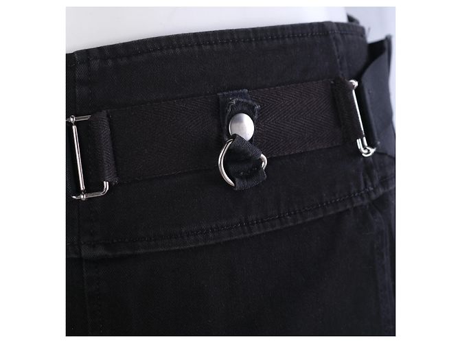 Autre Marque Minifalda utilitaria con cinturón negra Hussein Chalayan Negro - vista 4