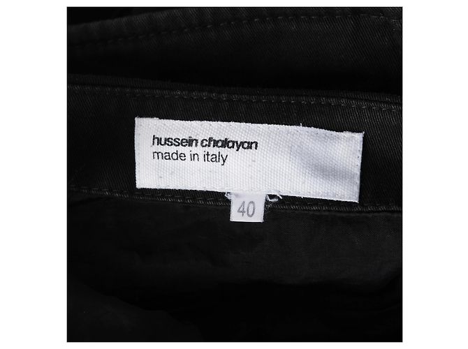 Autre Marque Minifalda utilitaria con cinturón negra Hussein Chalayan Negro - vista 8