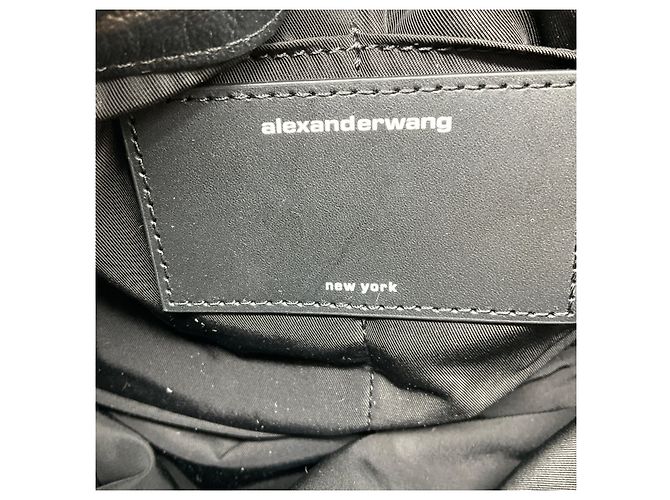 Borsa Small Ryan Puff in pelle morbida nera Alexander Wang Nero - vista 7