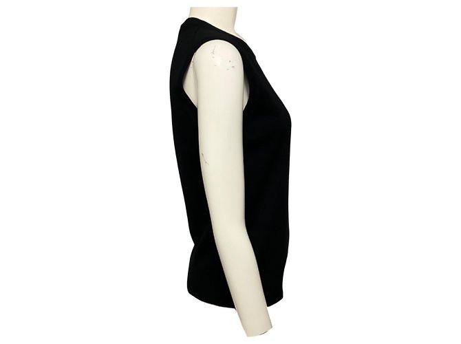 Dolce & Gabbana Set aus schwarzem Wollstrick-Cardigan und Tanktop - Ansicht 5