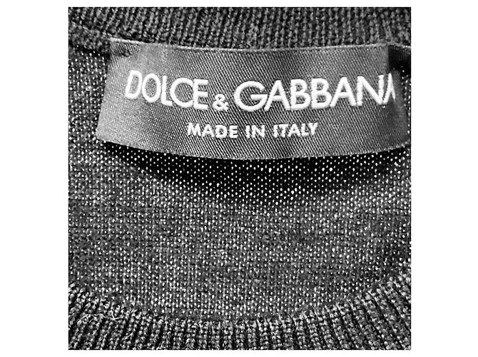 Dolce & Gabbana Set aus schwarzem Wollstrick-Cardigan und Tanktop - Ansicht 7