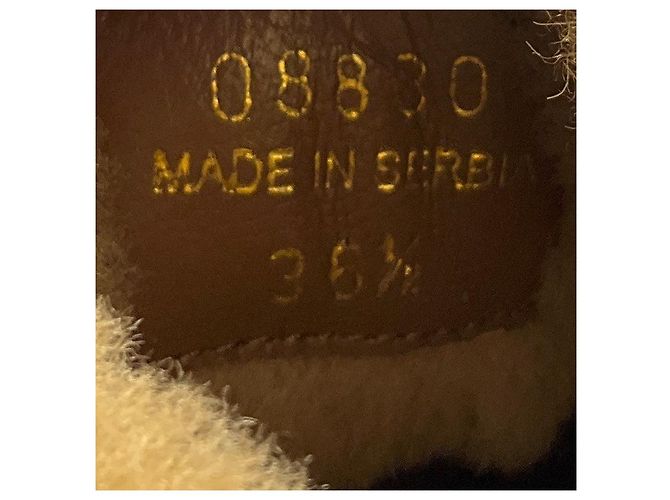 Prada Stiefeletten aus Wildleder Brown / Tan, shearling-gefüttert, mit Lug-Sohlen Braun - Ansicht 8