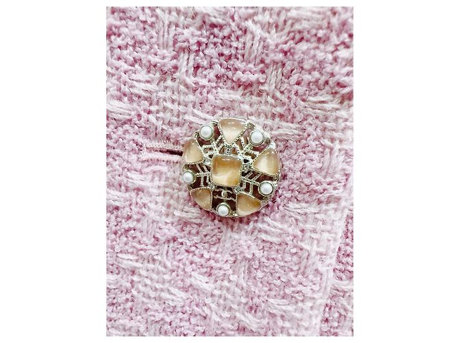 Abrigo Chanel Snow de lana rosa Multicolor - vista 2