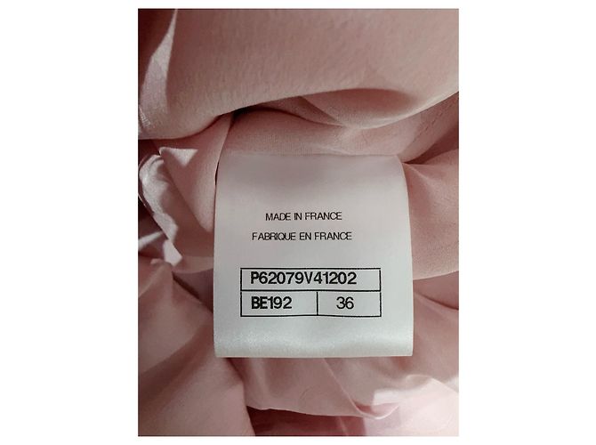 Abrigo Chanel Snow de lana rosa Multicolor - vista 5
