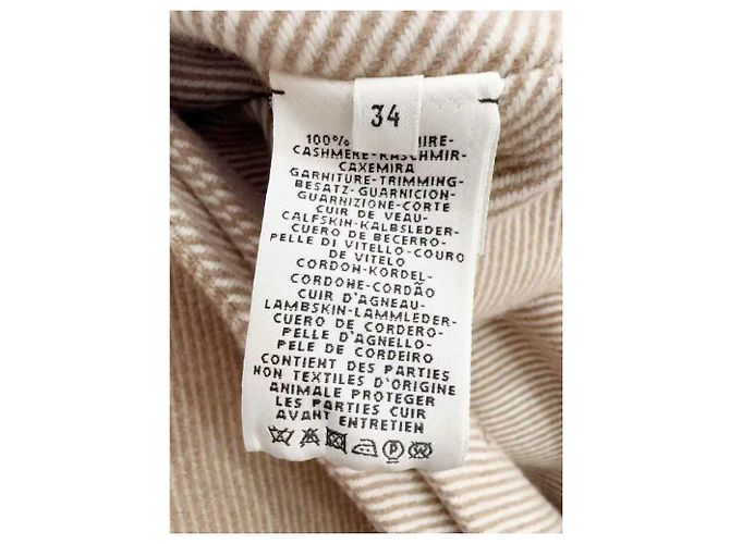 Hermès Cashmere Coat Women Size 34 Multiple colors - view 6
