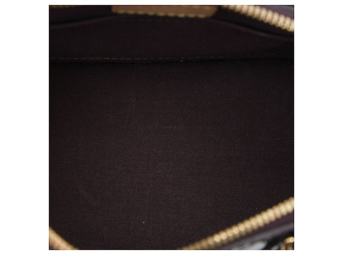 Borsa Satchel Louis Vuitton Monogram Vernis Alma BB Viola Porpora - vista 4
