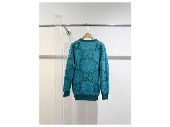 Gucci Strickjacke aus Wolle und Mohair Mehrfarben - Ansicht 3