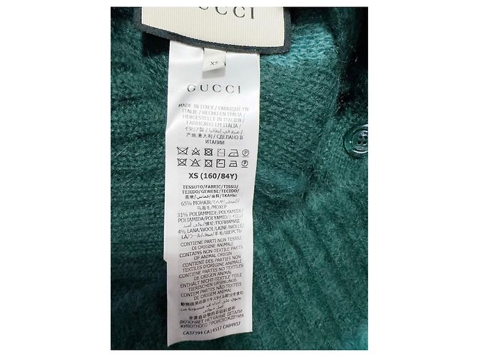 Gucci Strickjacke aus Wolle und Mohair Mehrfarben - Ansicht 6
