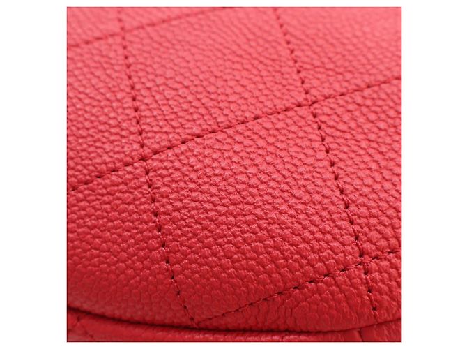 Borsa da vita Chanel Quilted Caviar Zip and Carry rossa Rosso - vista 10