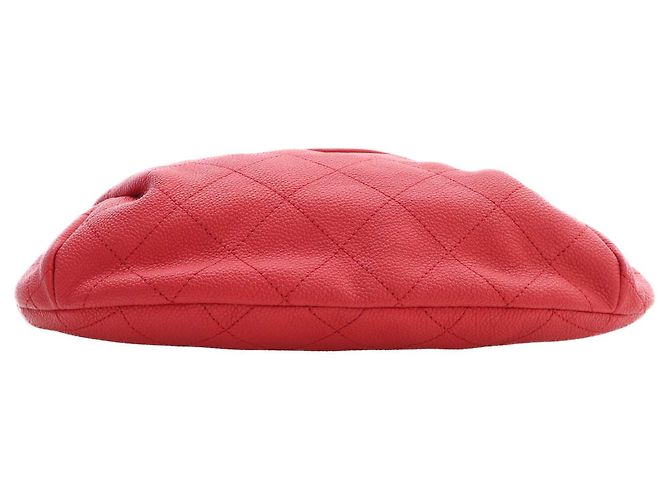 Borsa da vita Chanel Quilted Caviar Zip and Carry rossa Rosso - vista 5