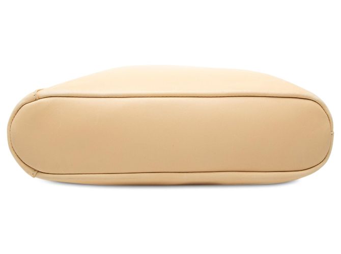 Borsa a tracolla Gucci in pelle di vitello beige - vista 3