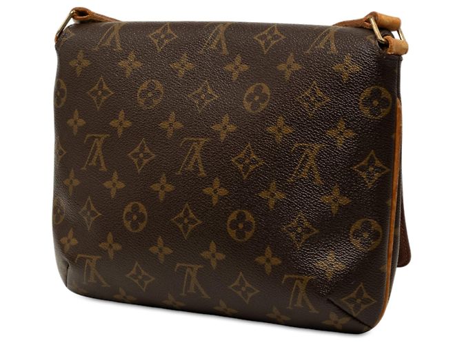 Borsa a tracolla Louis Vuitton Monogram Musette Tango marrone con tracolla lunga - vista 2