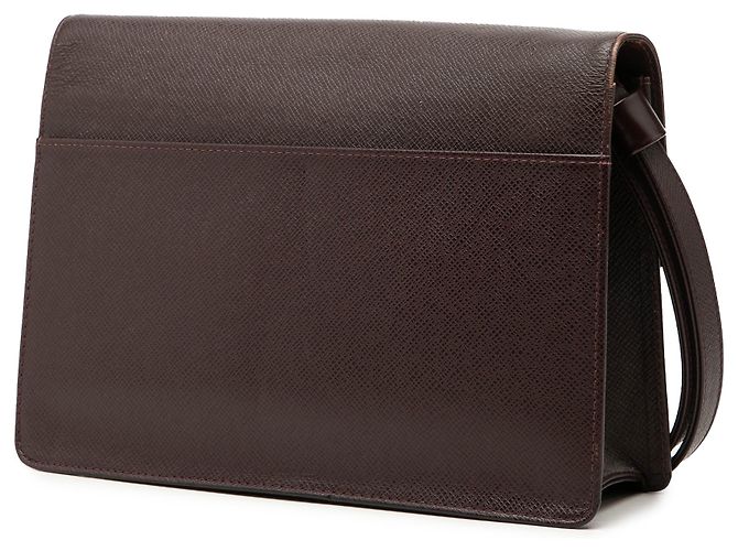 Borsa a Clutch Louis Vuitton Taiga Selenga Marrone - vista 2