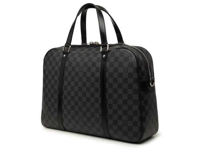 Borsa da viaggio Louis Vuitton Damier Graphite Jorn Nera Nero - vista 2