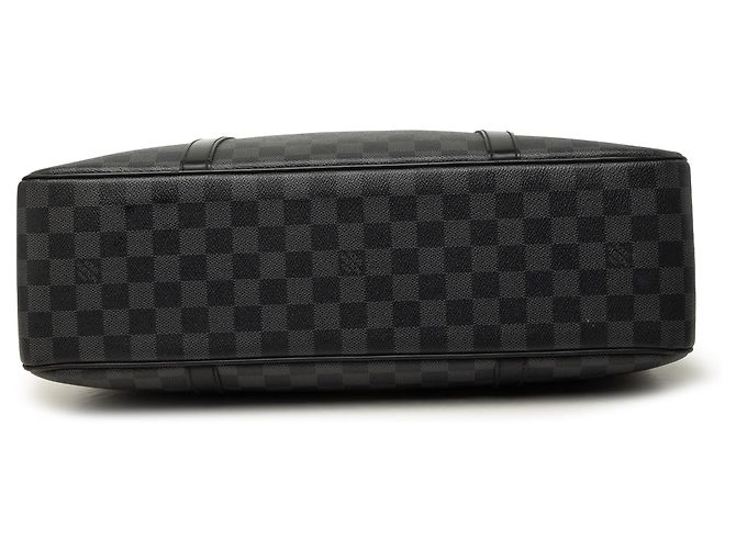 Borsa da viaggio Louis Vuitton Damier Graphite Jorn Nera Nero - vista 3