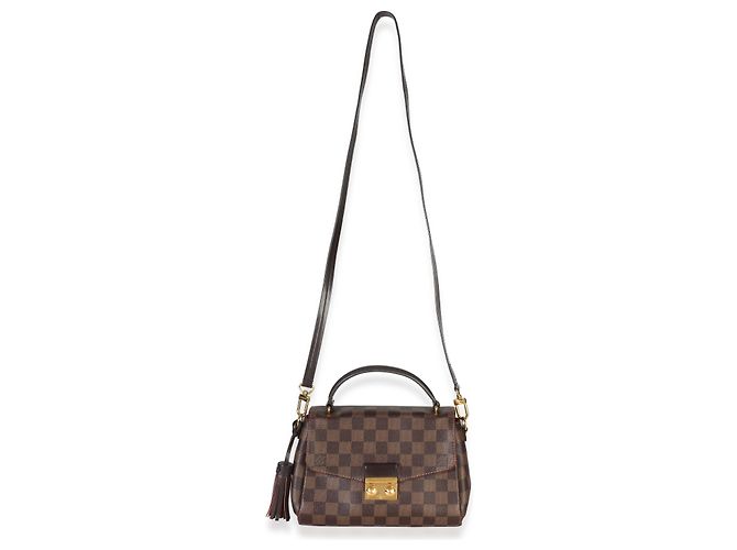 Louis Vuitton Damier Ebene Canvas Croisette Braun - Ansicht 5
