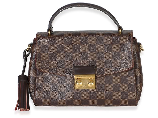 Louis Vuitton Damier Ebene Canvas Croisette Braun - Ansicht 8