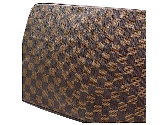 Borsa Tote Louis Vuitton Damier Ebene Saleya GM marrone - vista 10