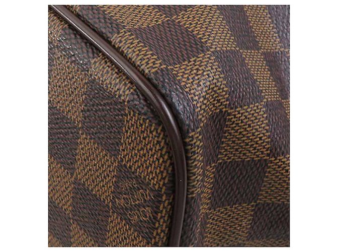 Borsa Tote Louis Vuitton Damier Ebene Saleya GM marrone - vista 11