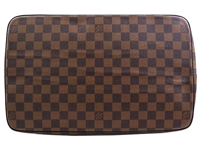Borsa Tote Louis Vuitton Damier Ebene Saleya GM marrone - vista 4