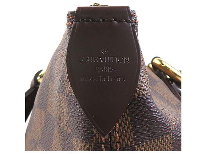 Borsa Tote Louis Vuitton Damier Ebene Saleya GM marrone - vista 6
