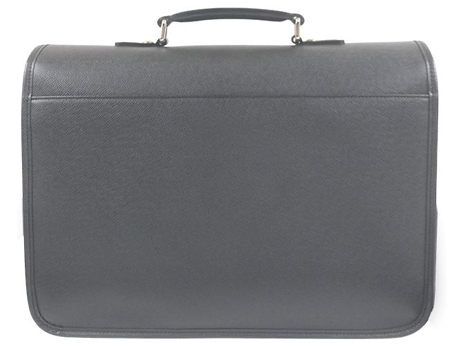 Borsa da Lavoro Louis Vuitton Taiga Anton Briefcase Grigia Grigio - vista 2