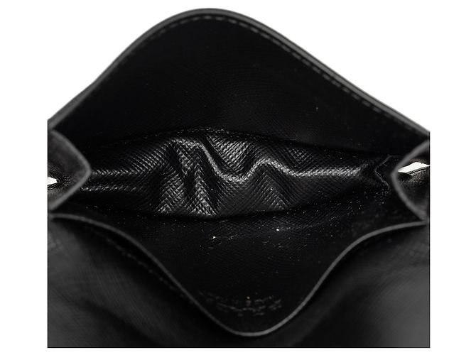 Portacarte Prada Saffiano Nero - vista 5