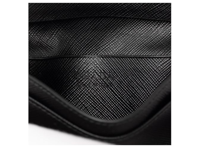 Portacarte Prada Saffiano Nero - vista 6