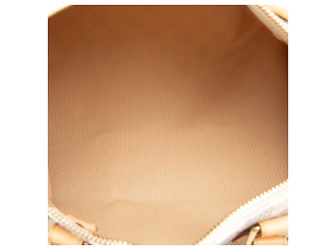 Borsa Boston Louis Vuitton Speedy 30 Damier Azur Bianca Bianco - vista 4