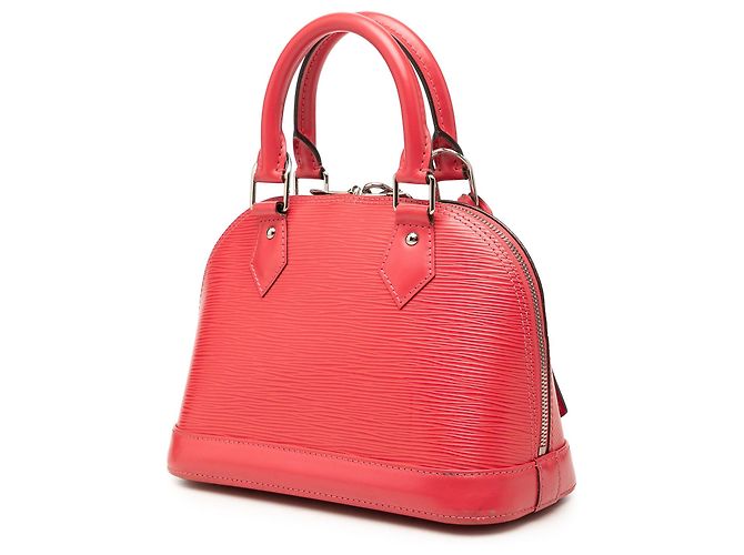 Borsa Satchel Louis Vuitton Epi Alma BB Rossa Rosso - vista 2