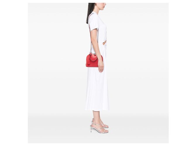 Borsa Satchel Louis Vuitton Epi Alma BB Rossa Rosso - vista 6