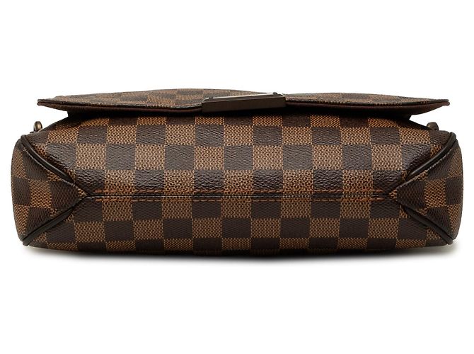 Borsa a tracolla Louis Vuitton District PM Damier Ebene Marrone - vista 3