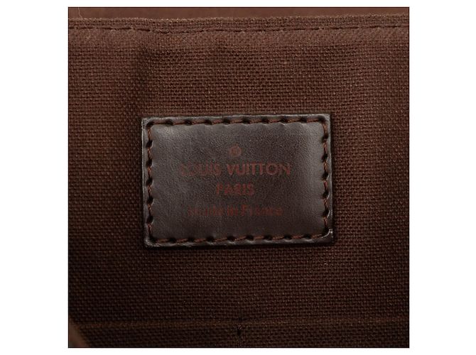 Borsa a tracolla Louis Vuitton District PM Damier Ebene Marrone - vista 5