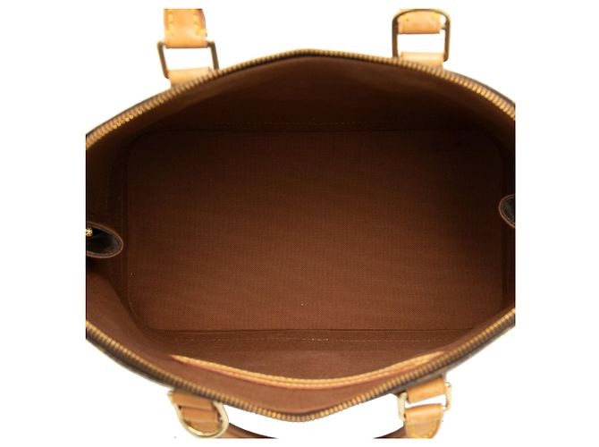 Borsa a mano Louis Vuitton Monogram Alma PM Marrone - vista 4