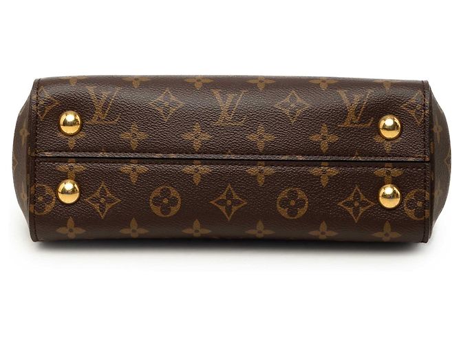 Borsa Satchel Louis Vuitton Monogram Cluny BB Marrone - vista 3