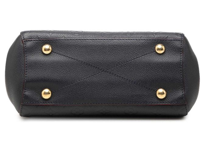 Louis Vuitton Monogram Empreinte Montaigne BB Satchel Tasche Blau - Ansicht 3