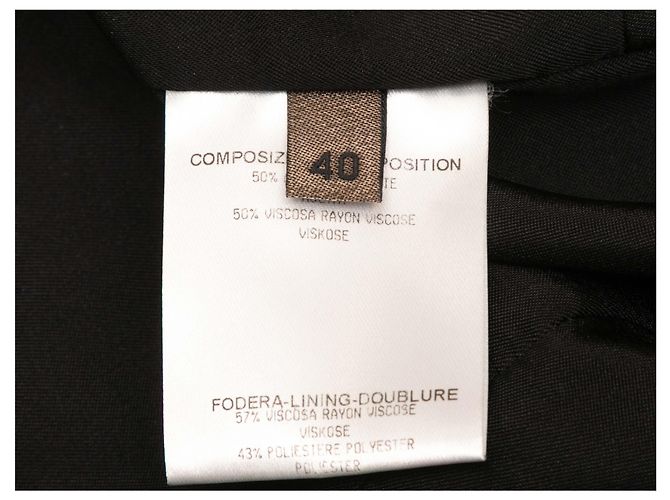 Vestido asimétrico con dobladillo drapeado Alexander McQueen negro Talla IT 40 - vista 5