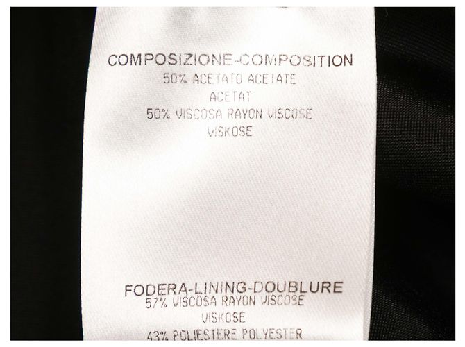 Vestido asimétrico con dobladillo drapeado Alexander McQueen negro Talla IT 40 - vista 6