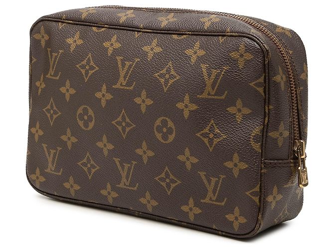 Borsa a Clutch Louis Vuitton Monogram Trousse Toilette 23 Marrone - vista 2