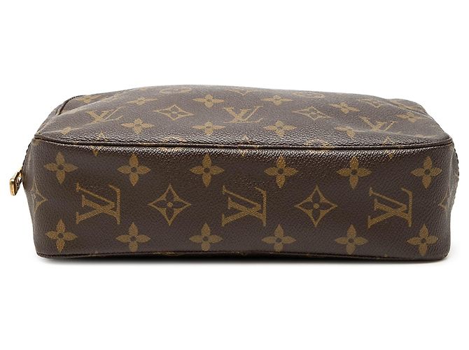 Borsa a Clutch Louis Vuitton Monogram Trousse Toilette 23 Marrone - vista 3