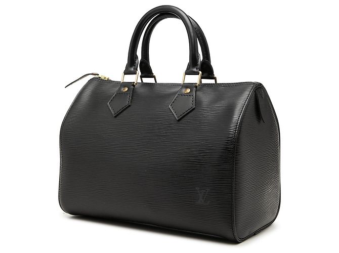 Borsa Boston Louis Vuitton Epi Speedy 25 Nera Nero - vista 2