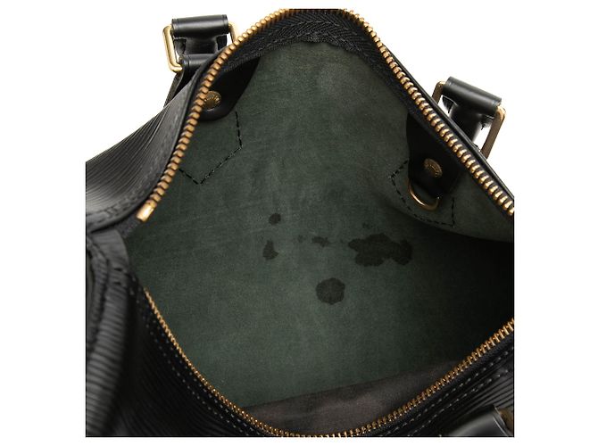 Borsa Boston Louis Vuitton Epi Speedy 25 Nera Nero - vista 7