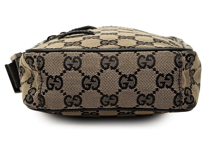 Borsa a tracolla Gucci GG Canvas beige - vista 3
