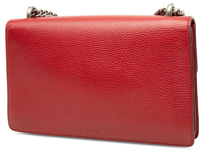 Borsa a tracolla Gucci Dionysus Medium in pelle di vitello rossa Rosso - vista 2