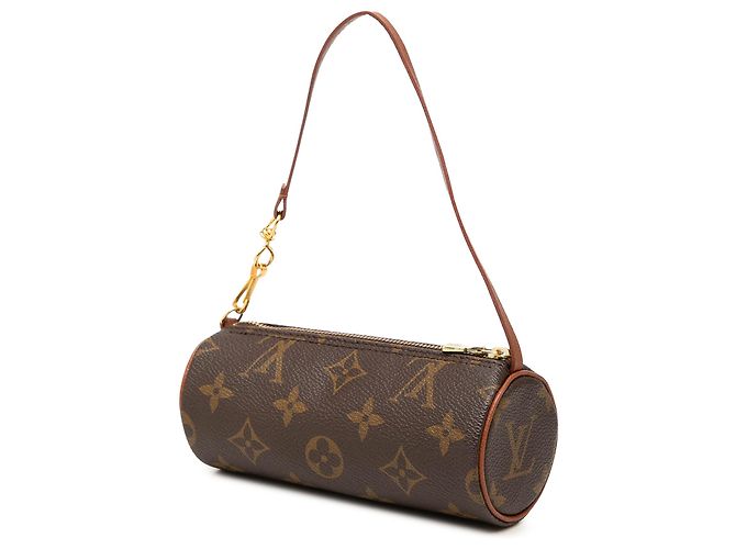 Borsa a mano Louis Vuitton Monogram Papillon Pochette Marrone - vista 2