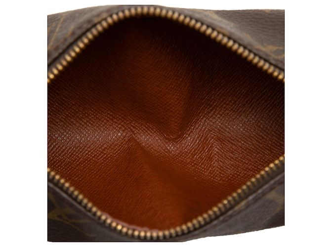 Borsa a mano Louis Vuitton Monogram Papillon Pochette Marrone - vista 4