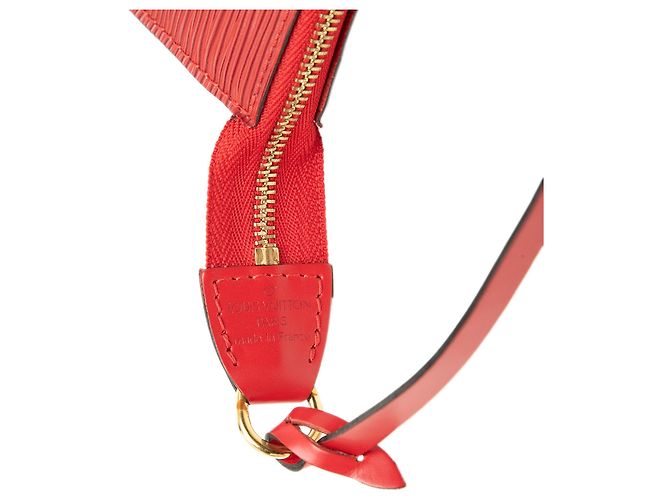 Borsa a tracolla Louis Vuitton Epi Pochette Accessoires rossa Rosso - vista 5