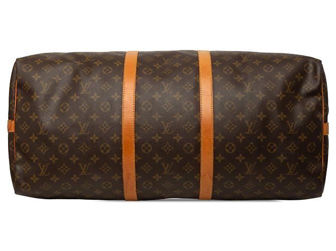 Borsa da viaggio Louis Vuitton Monogram Keepall Bandouliere 60 Marrone - vista 3