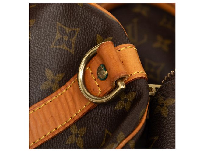 Borsa da viaggio Louis Vuitton Monogram Keepall Bandouliere 60 Marrone - vista 8