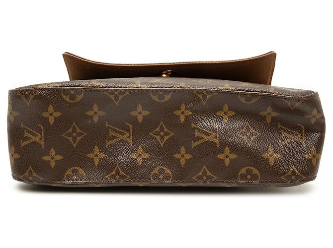Borsa a tracolla Mini Looping Monogram Louis Vuitton Marrone - vista 3